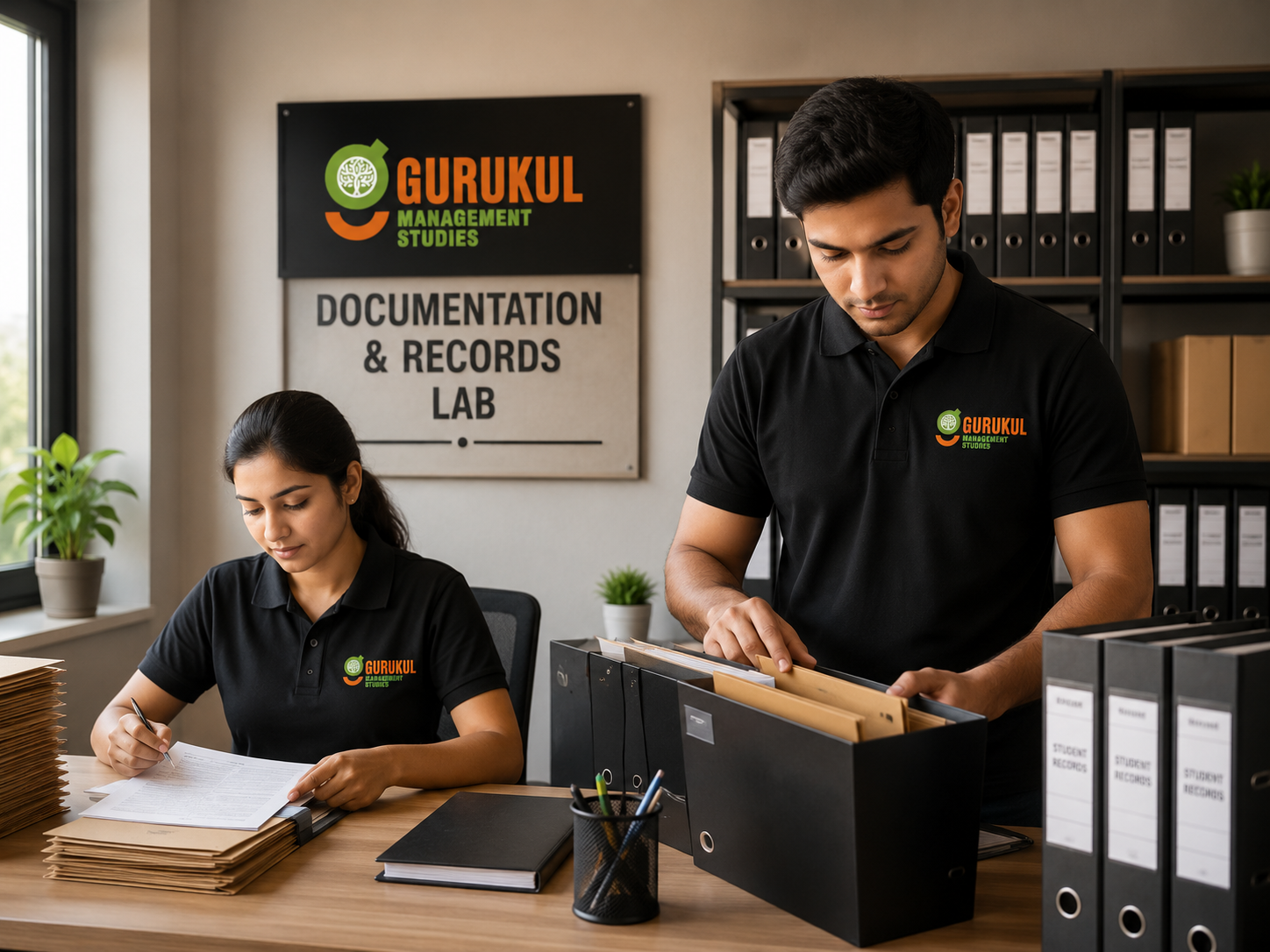 Gurukul Management Studies documentation and records lab for medical records training