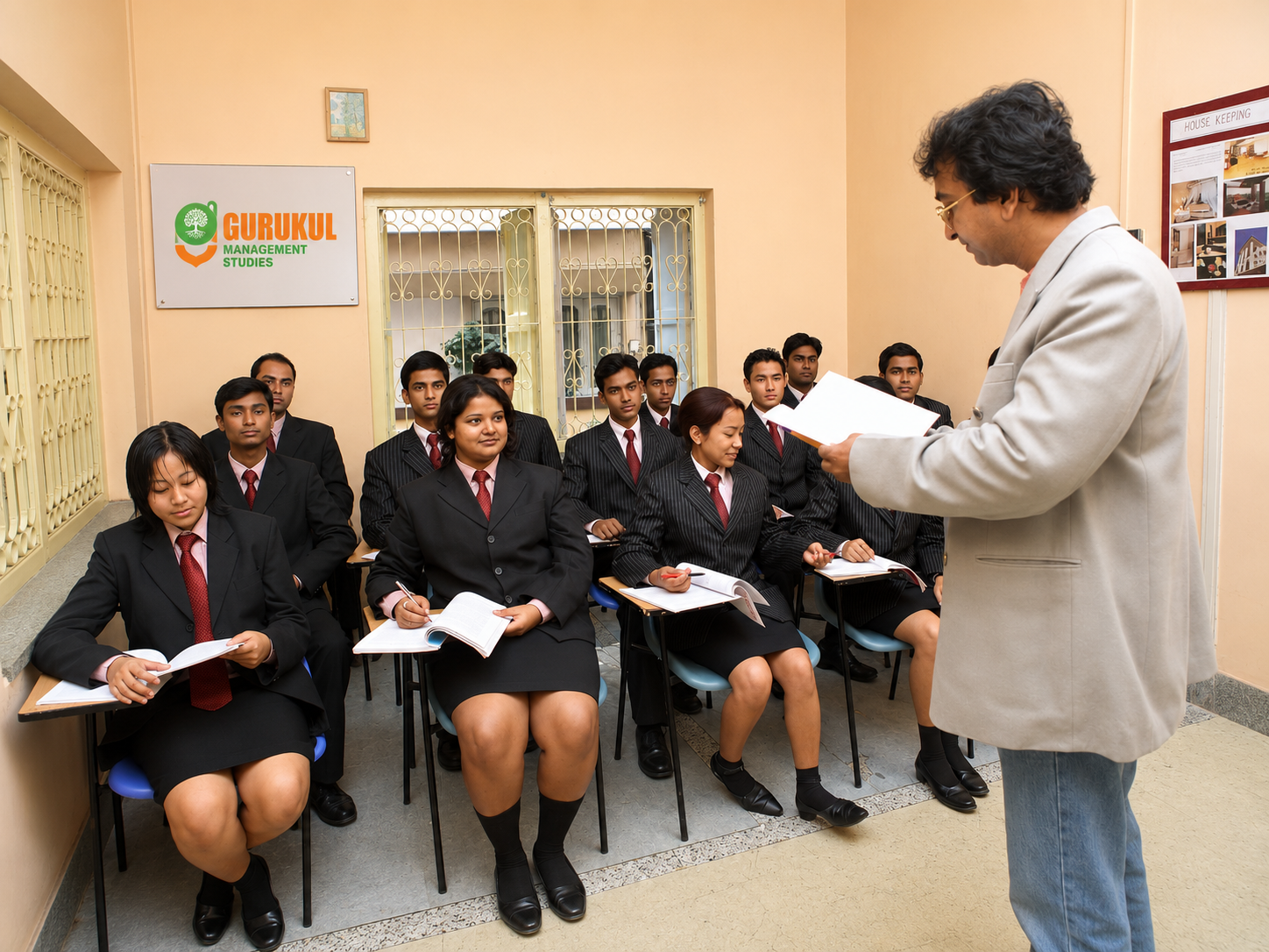 Gurukul Management Studies soft skills and communication lab for healthcare students